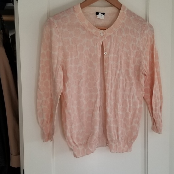 J.Crew Light Pink Cardigan Sweater - Pink - Picture 3 of 8